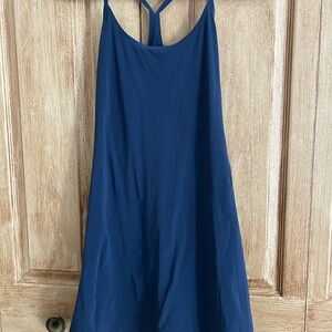 Outdoor Voices Navy Romper Dress